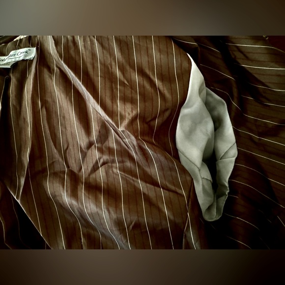 ❄️COLDWATER CREEK❄️ BROCADE FITTED SATIN LINED BLAZER JACKET NWT💦 - Picture 7 of 9